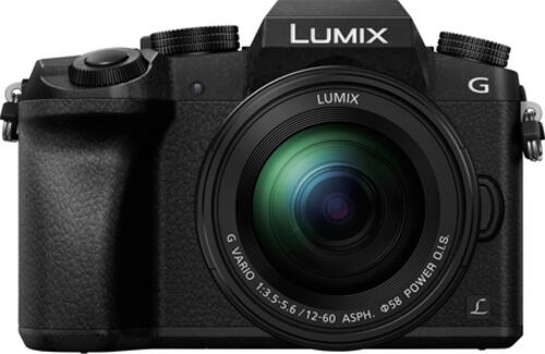 Panasonic Lumix DMC-G70 schwarz mit Objektiv Lumix G Vario 12-60mm 3.5-5.6 ASPH Power OIS