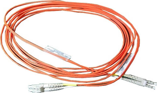 DELL 470-AAYU InfiniBand/Glasfaserkabel 5 m LC Orange, Weiß
