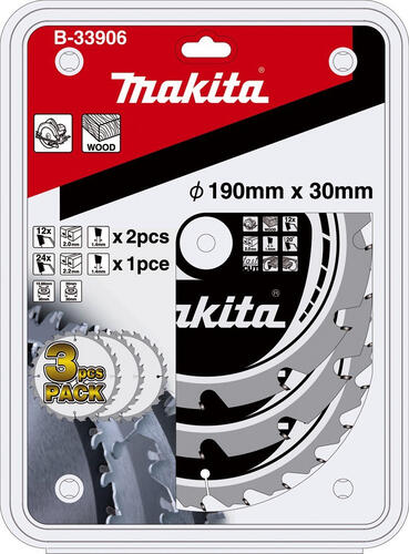 Makita B-33906 Kreissägeblatt 19 cm 3 Stück(e)