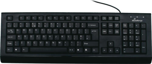 MediaRange MROS101-UK Tastatur USB QWERTY UK Englisch Schwarz
