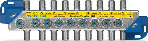 TechniSat 9P2 Kabelsplitter Silber
