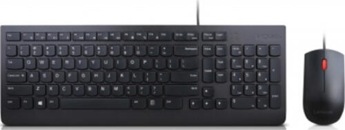 Lenovo 4X30L79916 Tastatur Maus enthalten USB QWERTY Finnisch, Schwedisch Schwarz
