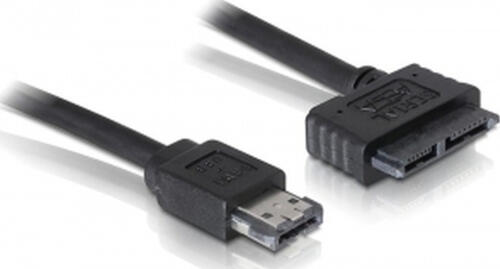 DeLOCK Cable eSATAp / Slimline SATA13pin, 1m SATA-Kabel Schwarz