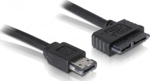 DeLOCK Cable eSATAp / Slimline SATA13pin, 0.5m SATA-Kabel 0,5 m Schwarz