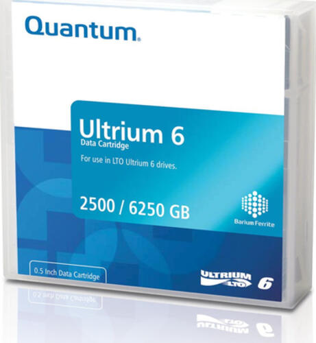 Quantum Ultrium 6 Bar Code Labeled Library Pack Leeres Datenband 2,5 TB LTO 1,27 cm