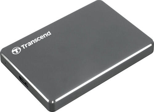 Transcend StoreJet 25C3 Externe Festplatte 1 TB Grau