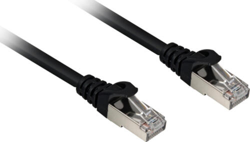 Sharkoon Cat.6a SFTP Netzwerkkabel Schwarz 0,5 m Cat6a S/FTP (S-STP)
