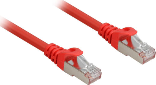 Sharkoon Cat.6a SFTP Netzwerkkabel Rot 0,25 m Cat6a S/FTP (S-STP)