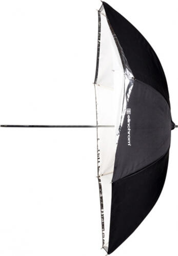 Elinchrom 26358 Fotostudio-Reflektor Regenschirm Schwarz, Durchscheinend, Weiß
