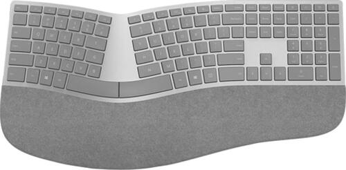 Microsoft Surface Ergonomic Tastatur Bluetooth Grau