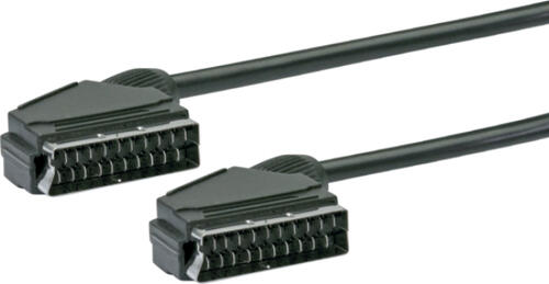 Schwaiger SCA7120 053 SCART-Kabel 1,5 m SCART (21-pin) 3 x SCART (21-pin) Schwarz