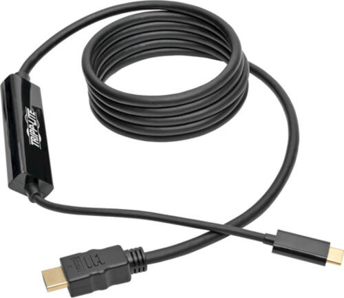 EATON TRIPPLITE USB-C to HDMI Active Adapter Cable M/M 4K Black 6ft. 1,8m