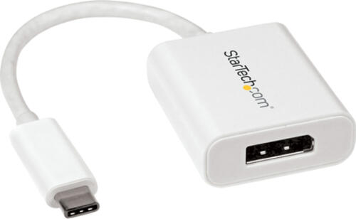 StarTech.com USB-C auf DisplayPort Adapter - 4K 60Hz / 8K 30Hz - USB Typ C zu DP 1.4 HBR2 Adapter Dongle - Kompakter USB-C (DP Alt Modus) Monitor Videokonverter - Thunderbolt 3 kompatibel
