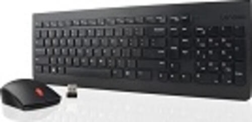 Lenovo 4X30M39461 Tastatur Maus enthalten RF Wireless AZERTY Französisch Schwarz
