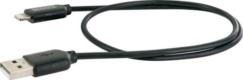 Schwaiger LKF050L 533 Lightning-Kabel 0,5 m Schwarz