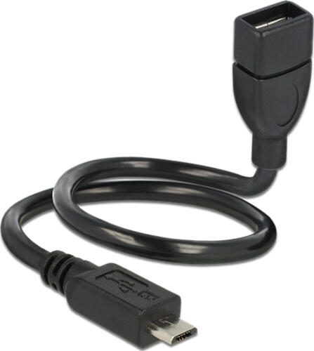 DeLOCK 83927 USB Kabel 0,35 m USB 2.0 Micro-USB B USB A Schwarz