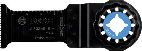 Bosch Professional AIZ32AB Metal BIM Tauchsägeblatt 32mm, 1er-Pack