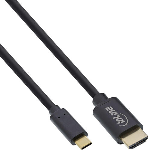 InLine USB Display Kabel, USB-C Stecker zu HDMI Stecker, 2m