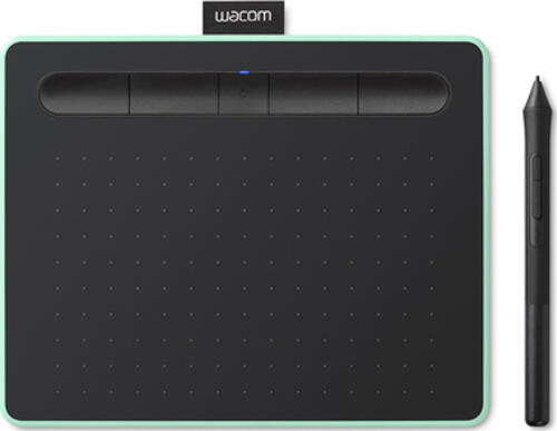 Wacom Intuos M Bluetooth Grafiktablett Schwarz, Grün 2540 lpi 216 x 135 mm USB/Bluetooth