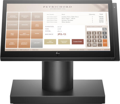 HP Engage One i5-7300U 2,6 GHz 35,6 cm (14) 1920 x 1080 Pixel Touchscreen Schwarz