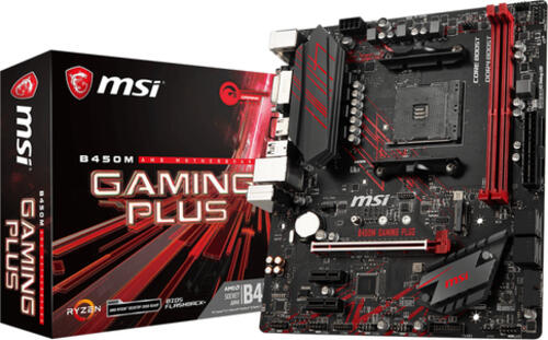MSI B450M GAMING PLUS AMD B450 Sockel AM4 micro ATX