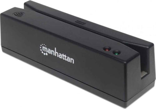 Manhattan USB-Magnetkartenleser, USB-A-Stecker, 3-Spuren-Leser