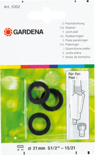 Gardena Flachdichtung Inhalt: 3 Stück