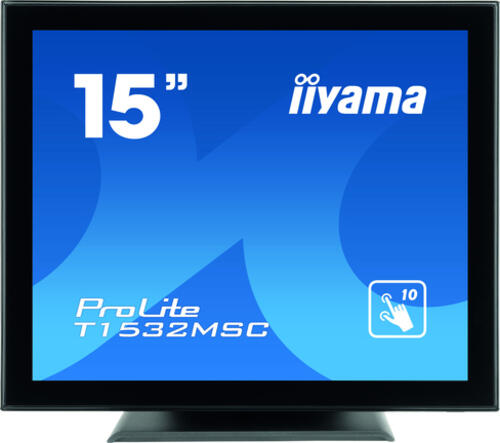 15 Zoll iiyama ProLite T1532MSC-B5AG, 38.1cm TFT, 8ms, 1x VGA (60Hz@1024x768), 1x HDMI, 1x DisplayPort