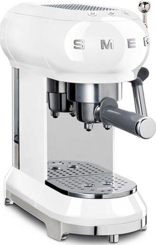 Smeg Espresso Coffee Machine White ECF01WHEU