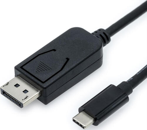 VALUE 11.99.5845 Videokabel-Adapter 1 m USB Typ-C DisplayPort Schwarz