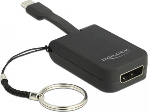 DeLOCK 63940 Videokabel-Adapter 0,03 m USB Typ-C DisplayPort Schwarz