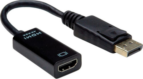 VALUE 12.99.3139 Videokabel-Adapter 0,15 m DisplayPort HDMI Typ A (Standard) Schwarz