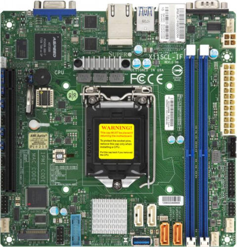 Supermicro X11SCL-IF Intel C242 LGA 1151 (Socket H4) mini ITX