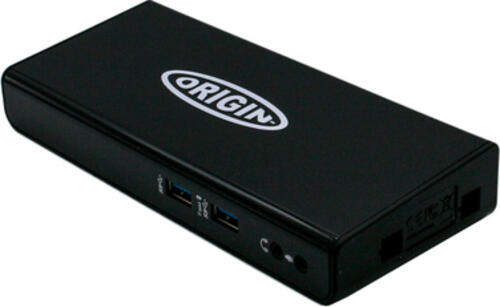 Origin Storage OSDOCK-USB3 laptop-dockingstation & portreplikator Andocken USB 3.2 Gen 1 (3.1 Gen 1) Type-A Schwarz
