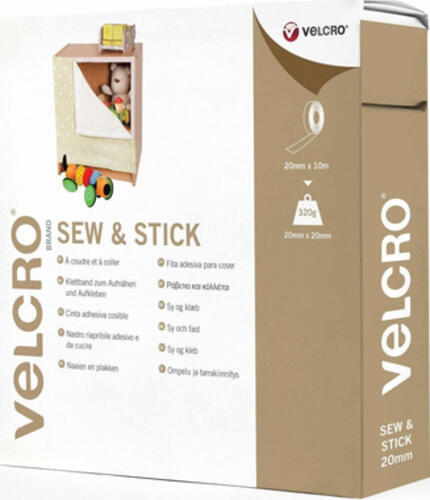 Velcro VEL-EC60262 Klettverschluss Schwarz 1 Stück(e)