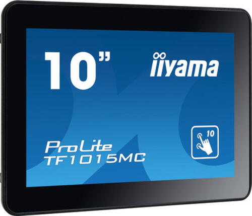 iiyama TF1015MC-B2 Signage-Display 25,6 cm (10.1) LED 450 cd/m WXGA Schwarz Touchscreen