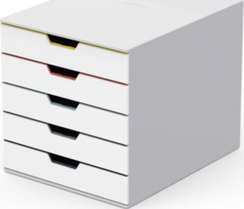 Durable VARICOLOR Mix 5 Dateiablagebox Kunststoff Mehrfarbig, Weiß