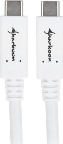 Sharkoon 4044951021185 USB Kabel 1 m USB 3.2 Gen 1 (3.1 Gen 1) USB C Weiß