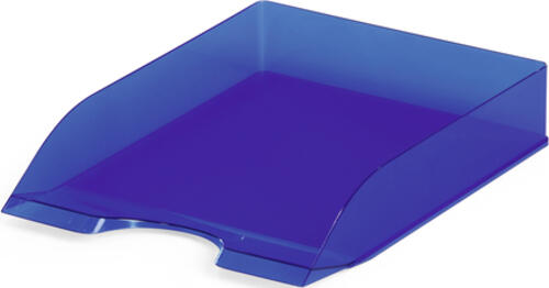 Durable 1701673540 Schreibtischablage Blau, Transparent