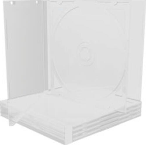 MediaRange BOX23-T CD-Hülle Schmuckschatulle 1 Disks Transparent