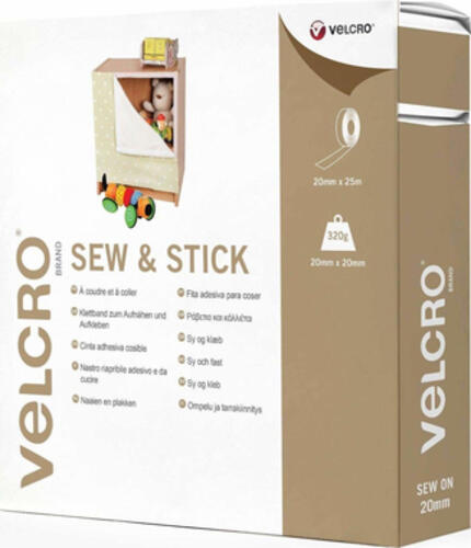 Velcro VEL-EC60401 Klettverschluss Weiß 1 Stück(e)