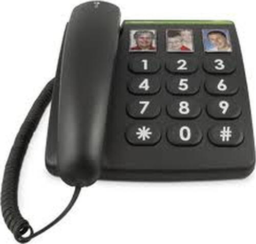 Doro 331ph DECT-Telefon Schwarz
