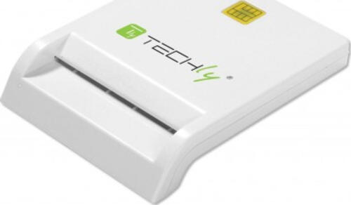 Techly Compact Smart Card Reader/Writer USB2.0 White I-CARD CAM-USB2TY Smart-Card-Lesegerät Indoor Weiß