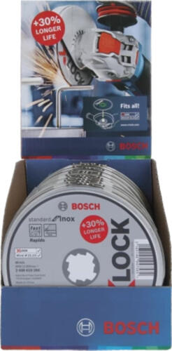Bosch X-LOCK Trennsch.Dose10x115 1mm Std Inox