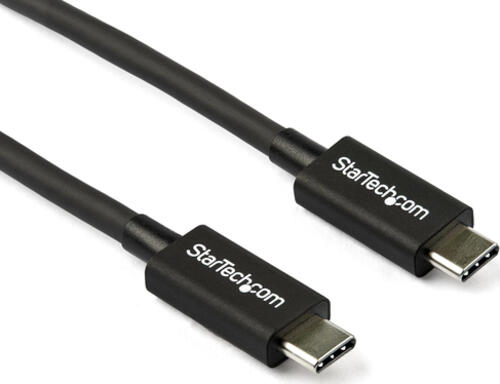 StarTech.com 80cm Passives Thunderbolt 3 Kabel, 40Gbps, 100W PD, 4K/5K Video, Thunderbolt Kabel, Kompatibel mit USB4/DP Alt Mode, Thunderbolt 4, USB 3.2/Typ-C