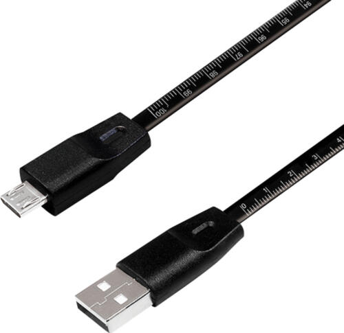 LogiLink CU0158 USB Kabel 1 m USB 2.0 USB A Micro-USB B Schwarz