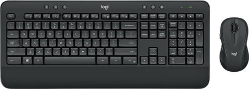 Logitech MK545 ADVANCED Wireless Keyboard and Mouse Combo Tastatur Maus enthalten RF Wireless Nordisch Schwarz