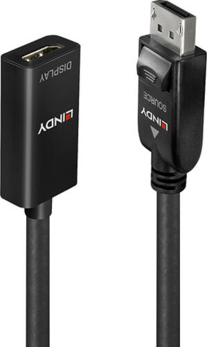 Lindy 41062 Videokabel-Adapter 1,8 m DisplayPort HDMI Schwarz