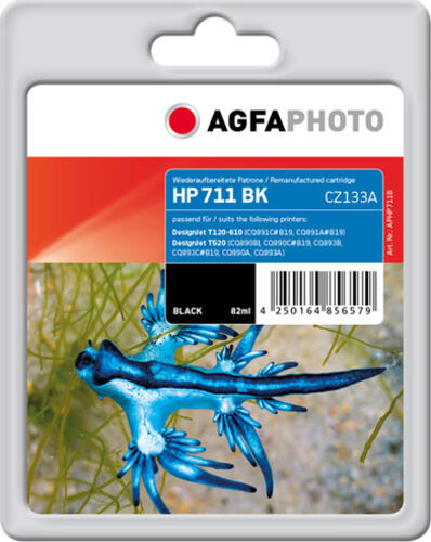 AgfaPhoto APHP711B Druckerpatrone 1 Stück(e) Kompatibel Standardertrag Schwarz