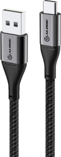 ALOGIC ULCA203-SGR USB Kabel 3 m USB 2.0 USB A USB C Grau